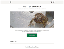 Tablet Screenshot of critterskimmer.com